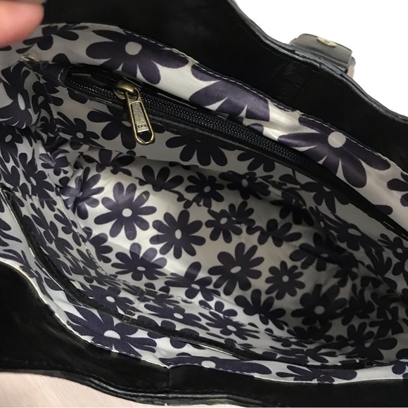 Nino Bossi Handbags Black Trisha Leather Hobo - Picture 6 of 7